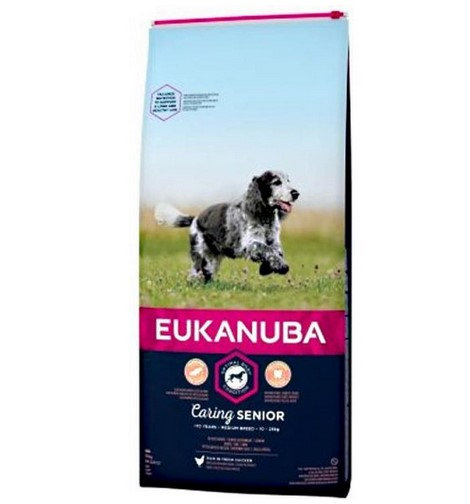 Karma sucha dla psa EUKANUBA Caring Senior Medium Breed, 15 kg Eukanuba