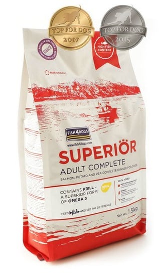 Karma sucha dla psa FISH4DOGS Superior Adult Complete, 1,5 kg FISH4DOGS