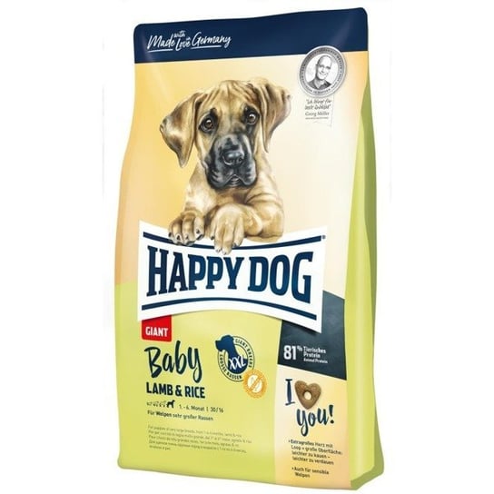 Karma sucha dla psa HAPPY DOG Baby Giant Lamb & Rice, 15 kg HAPPY DOG