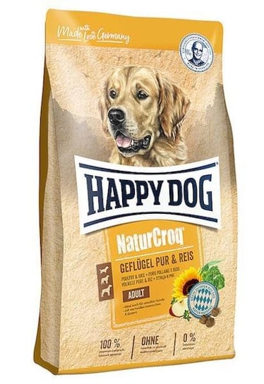 Karma sucha dla psa HAPPY DOG NaturCroq Geflugel & Reis, 1 kg HAPPY DOG