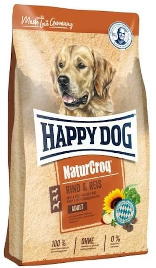 Karma sucha dla psa HAPPY DOG NaturCroq Rind & Reis, 1 kg HAPPY DOG