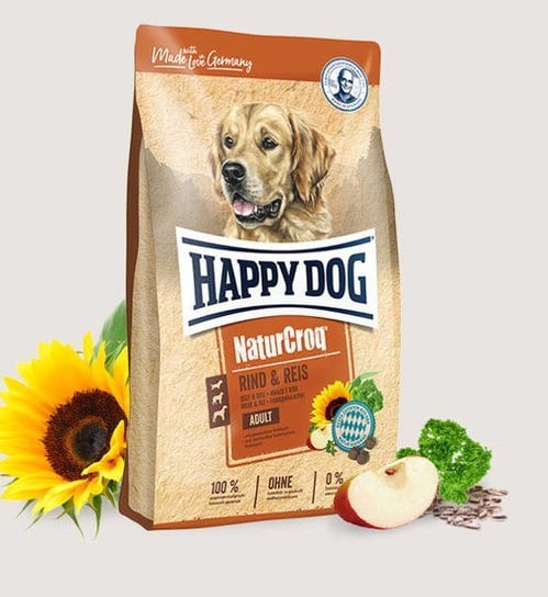 Karma sucha dla psa HAPPY DOG NaturCroq Rind & Reis, 15 kg HAPPY DOG
