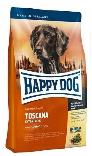 Karma sucha dla psa HAPPY DOG Toscana, 4 kg HAPPY DOG