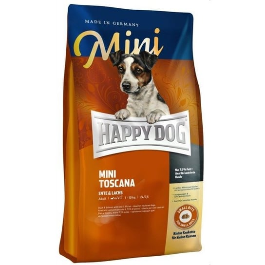 Karma sucha dla psa HAPPY DOG Toscana Mini, 4 kg HAPPY DOG