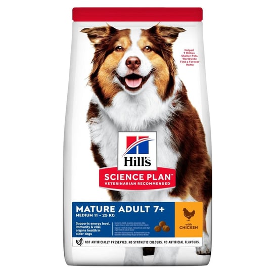 Karma sucha dla psa HILL'S Canine Mature Adult 7+ Chicken, 14 kg Hill's
