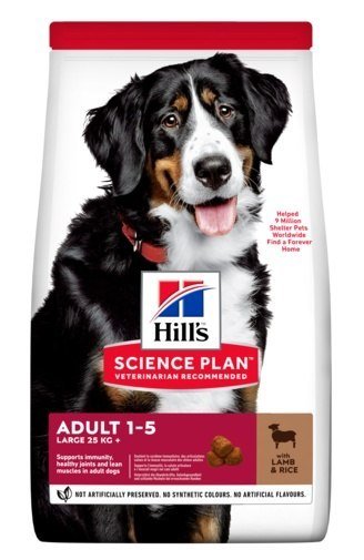 Karma sucha dla psa HILL'S SCIENCE PLAN Adult Large, jagnięcina i ryż, 14 kg Hill's Science Plan