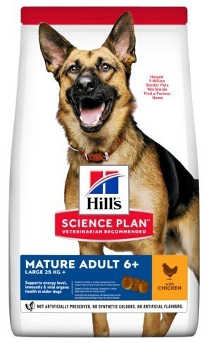 Karma sucha dla psa HILL'S SCIENCE PLAN Mature Adult 6+ Large, kurczak, 14 kg Hill's Science Plan