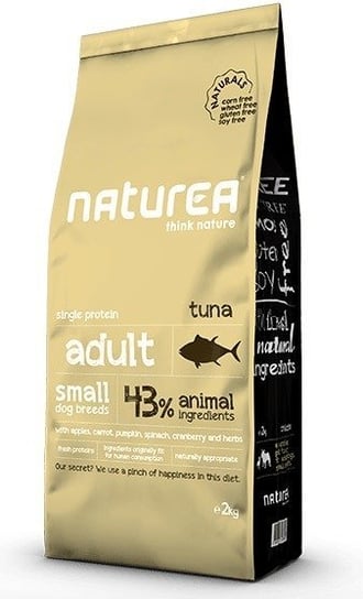 Karma sucha dla psa NATUREA Tuna Adult Small, 2 kg NATUREA
