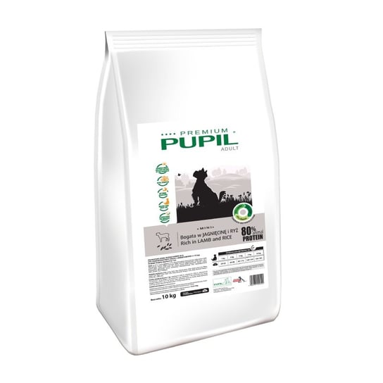 Karma sucha dla psa PUPIL FOODS Premium Adult Mini, bogata w jagnięcinę i ryż, 10 kg PUPIL Foods