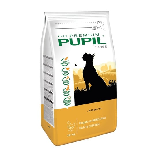 Karma sucha dla psa PUPIL FOODS Premium Large, bogata w kurczaka, 10 kg PUPIL Foods