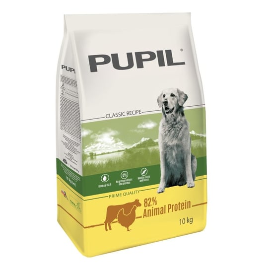 Karma sucha dla psa PUPIL FOODS Prime Quality, bogata w drób z wołowiną, 10 kg PUPIL Foods