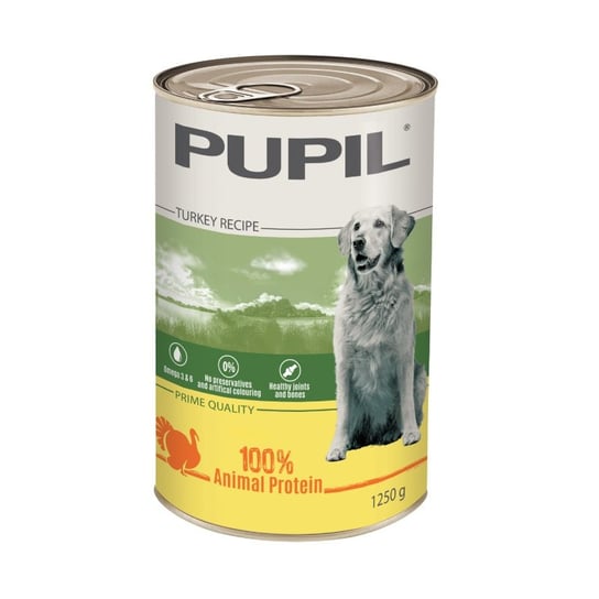 Karma sucha dla psa PUPIL FOODS Prime Quality, bogata w indyka z wątróbką, 1250 g PUPIL Foods