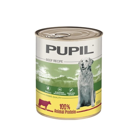 Karma sucha dla psa PUPIL FOODS Prime Quality, bogata w wołowinę, 850 g PUPIL Foods