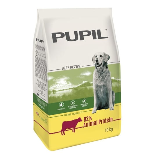 Karma sucha dla psa PUPIL FOODS Prime Quality, bogata w wołowinę z warzywami, 10 kg PUPIL Foods