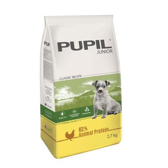 Karma sucha dla psa PUPIL FOODS Prime Quality Junior, bogata w kurczaka z ryżem, 2,7 kg PUPIL Foods