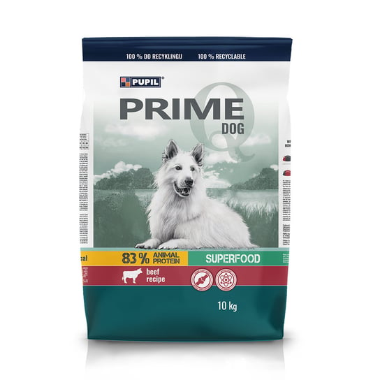Karma sucha dla psa PUPIL Prime, bogata w wołowinę z warzywami, 10 kg PUPIL Foods