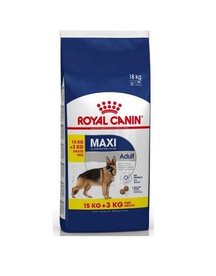 Karma sucha dla psa ROYAL CANIN Maxi Adult, 15+3 kg Royal Canin