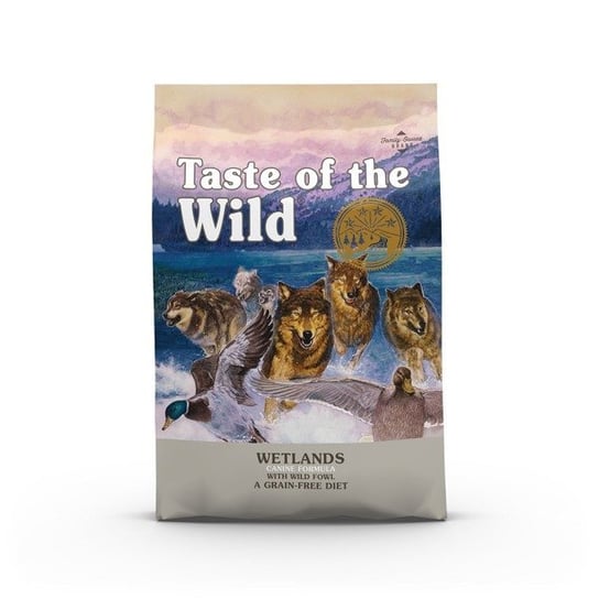 Karma sucha dla psa TASTE OF THE WILD Wetlands, kaczka, indyk i przepiórka, 5,6 kg Taste of the Wild