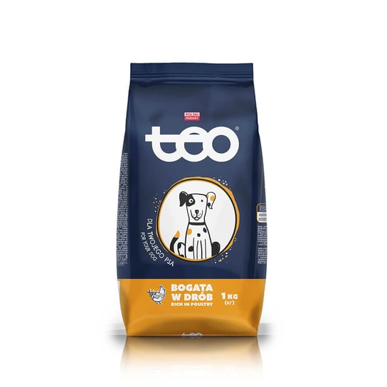 Karma sucha dla psa TEO bogata w drób 1 kg PUPIL Foods