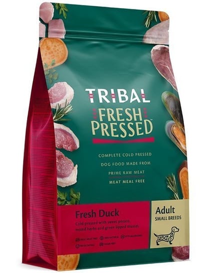 Karma sucha dla psa TRIBAL Adult Fresh Pressed Duck Small Breed, 1,5 kg Tribal