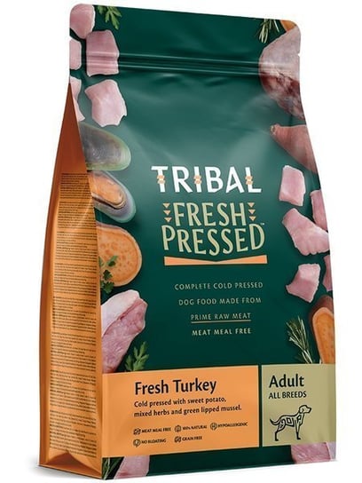 Karma sucha dla psa TRIBAL Adult Fresh Pressed Turkey, 12 kg Tribal