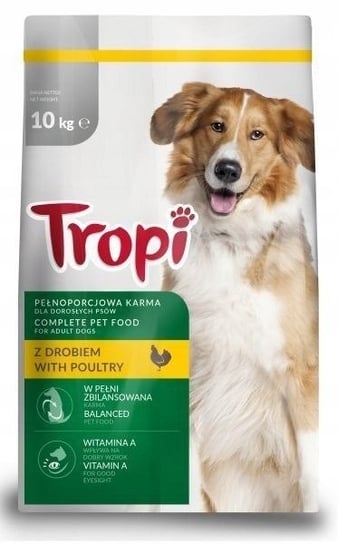 Karma sucha dla psa Tropi z kurczakiem 10 kg Inny producent