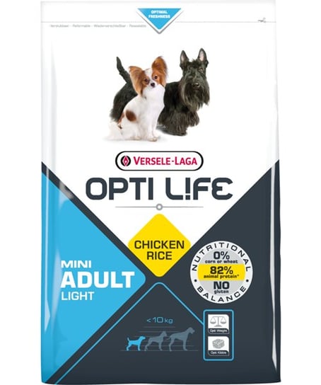 Karma sucha dla psa VERSELE - LAGA Opti Life Adult Light Mini, 7,5 kg Versele - Laga