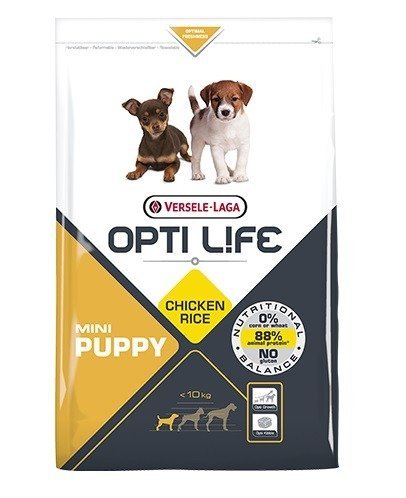 Karma sucha dla psa VERSELE - LAGA Opti Life Puppy Mini Chicken Rice, kurczak i ryż, 7,5 kg Versele - Laga