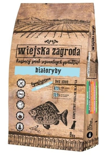 Karma sucha dla psa WIEJSKA ZAGRODA, Białoryby, 2 kg Wiejska Zagroda