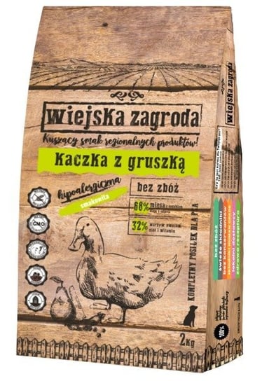 Karma sucha dla psa WIEJSKA ZAGRODA, Kaczka Gruszka, 20 kg Wiejska Zagroda