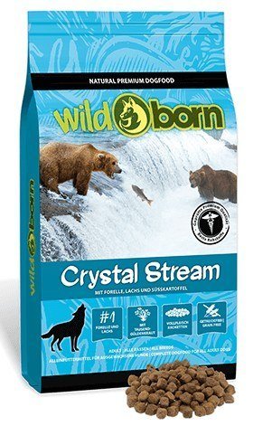 Karma sucha dla psa WILDBORN Crystal Stream, pstrąg, łosoś, 500 g Wildborn