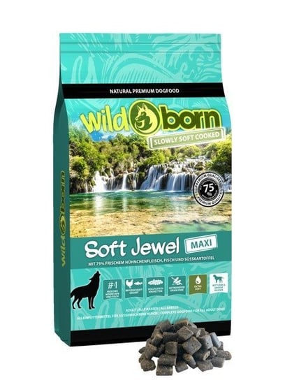 Karma sucha dla psa WILDBORN Soft Jewel Maxi, 4 kg Wildborn