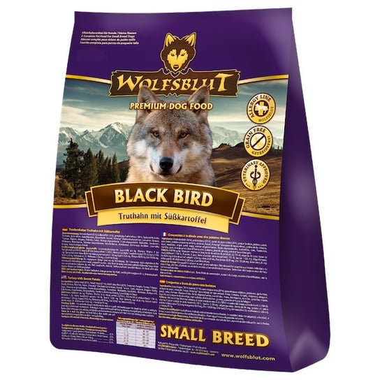 Karma sucha dla psa WOLFSBLUT Black Bird Small Breed, 2 kg Wolfsblut