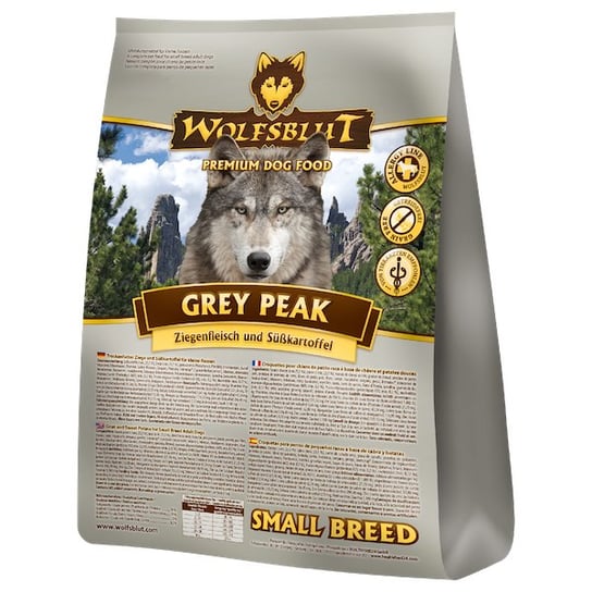 Karma sucha dla psa WOLFSBLUT Grey Peak Small Breed, 2 kg Wolfsblut