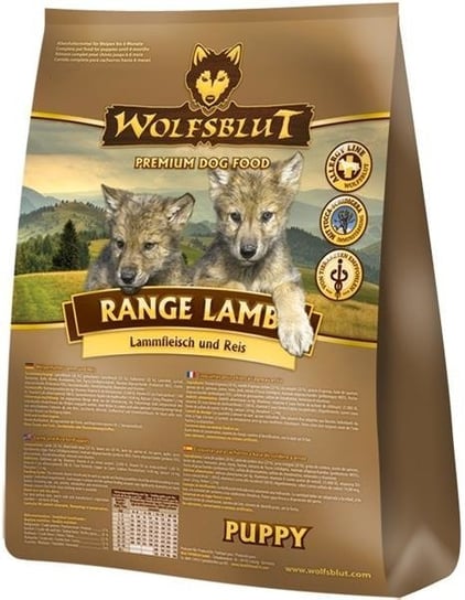 Karma sucha dla psa WOLFSBLUT Range Lamb Puppy, 2 kg Wolfsblut