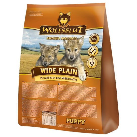 Karma sucha dla psa WOLFSBLUT Wide Plain Puppy, 2 kg Wolfsblut