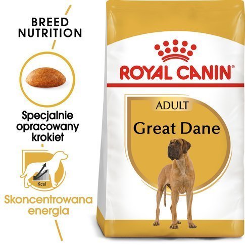 Karma sucha dla psów dorosłych ROYAL CANIN Great Dane Adult, 12 kg Royal Canin