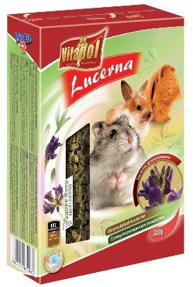 Karma uzupełniająca dla gryzoni VITAPOL, lucerna granulowana, 350 g. Vitapol