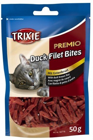 Karma uzupełniająca dla kota TRIXIE, filety z kaczki, 50 g. Trixie