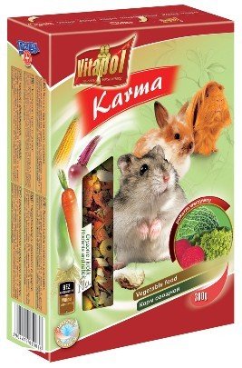 Karma uzupełniająca dla królika VITAPOL, warzywa, 300 g. Vitapol
