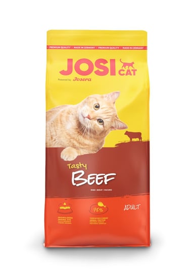 Karma z dodatkiem wołowiny JOSERA JosiCat Tasty Beef, 18 kg Josera
