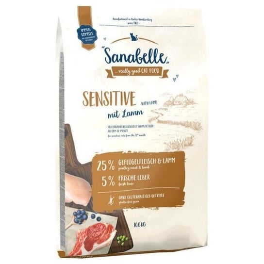 Karma z jagnięciną SANABELLE Sensitive, 10 kg Sanabelle