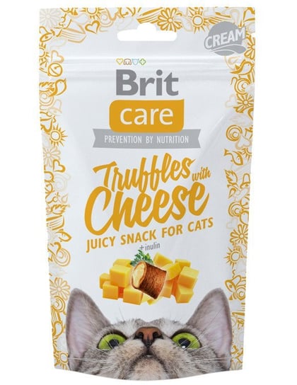 Karma z mięsem kurczaka i serem BRIT Care Cat Snack Truffles Cheese, 50 g Brit