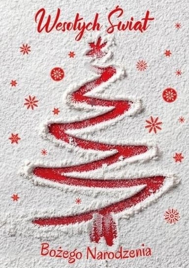 Karnet B6 Bn Złocony Święta Rodzina Armin 09 Choinka W Śniegu WYD\G\Armin