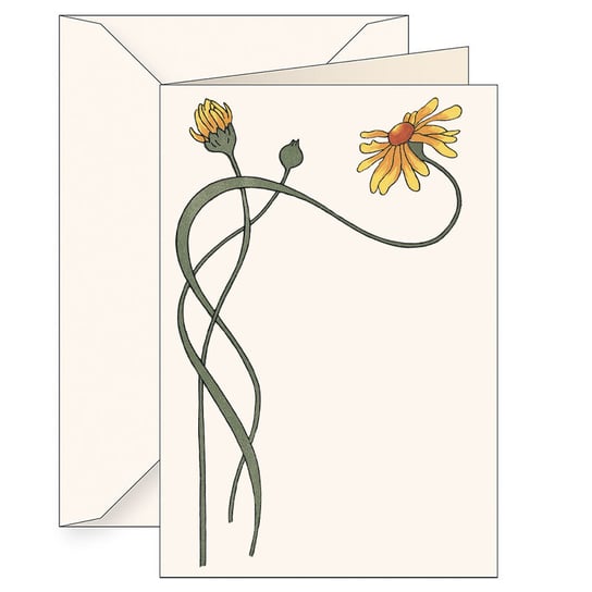 Karnet B6 Koperta 5578 Żółty Kwiat Tassotti