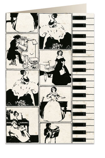 Karnet B6 Koperta 5731 Pianino Tassotti
