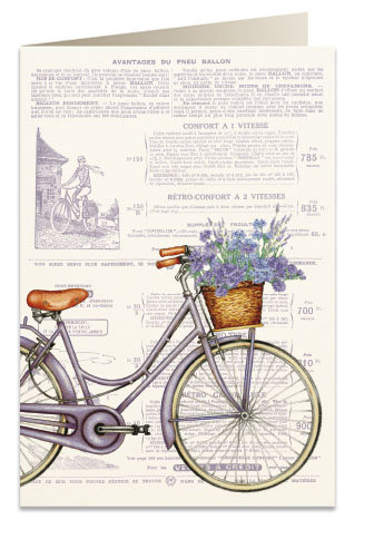 Karnet B6 Koperta 5973 Rower I Kwiaty Tassotti