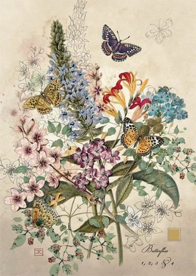 Karnet, Botanic, Kwiaty Michelle Galeria