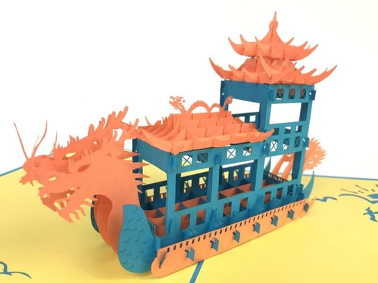 Karnet na każdą okazję 3D, Chiński smoczy statek GrandGift