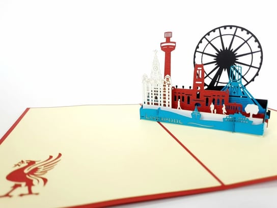 Karnet na każdą okazję 3D, Czerwony krajobraz - Liverpoll GrandGift